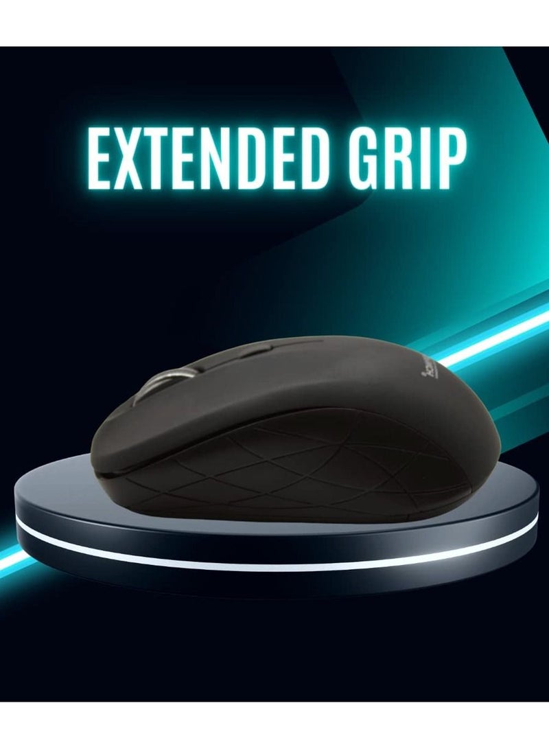 GF-2910 Wireless Optical Mouse With 2.4 GHz with USB Mini Receiver Black - Image 5