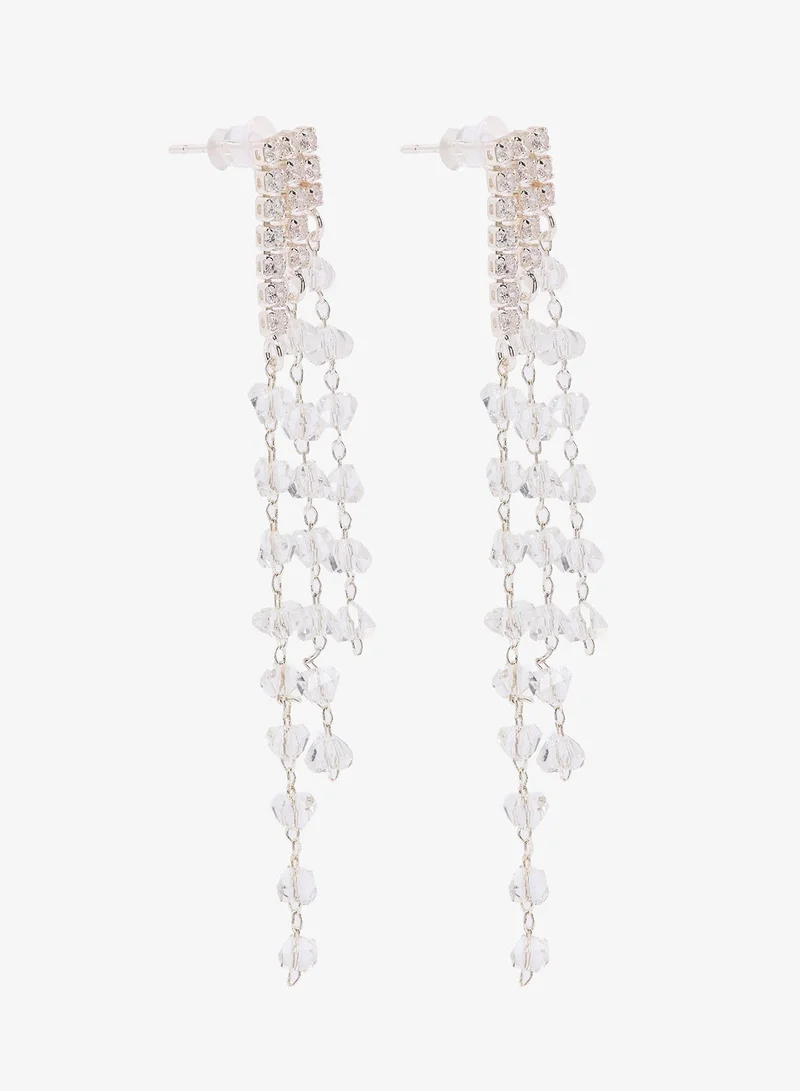 Ella Limited Edition Rhinestone Diamonte Drop Down Earrings