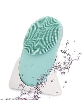 USB Rechargeable Waterproof Face Cleanser Spin Face Brush with 3 Brush Heads for Deep Cleansing Gentle Exfoliating Removing Blackhead (Blue) - pzsku/ZBC9075E9C2EE205752E8Z/45/_/1668059419/a52d0ede-99e9-47f0-944d-5146647a5e00