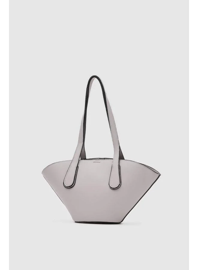 Shule Bags Marta Grey Shoulder Bag.