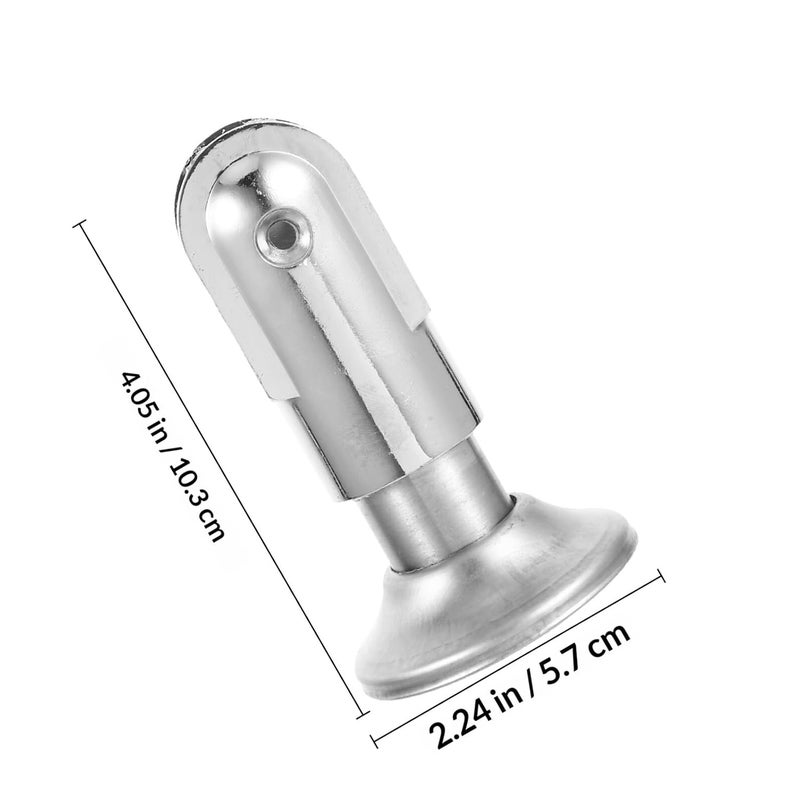 4pcs 304 Stainless Steel Toilet Partition Bracket Support Feet 6cm Public Restroom Stall Hardware Partition Fitting Supply - Image 2