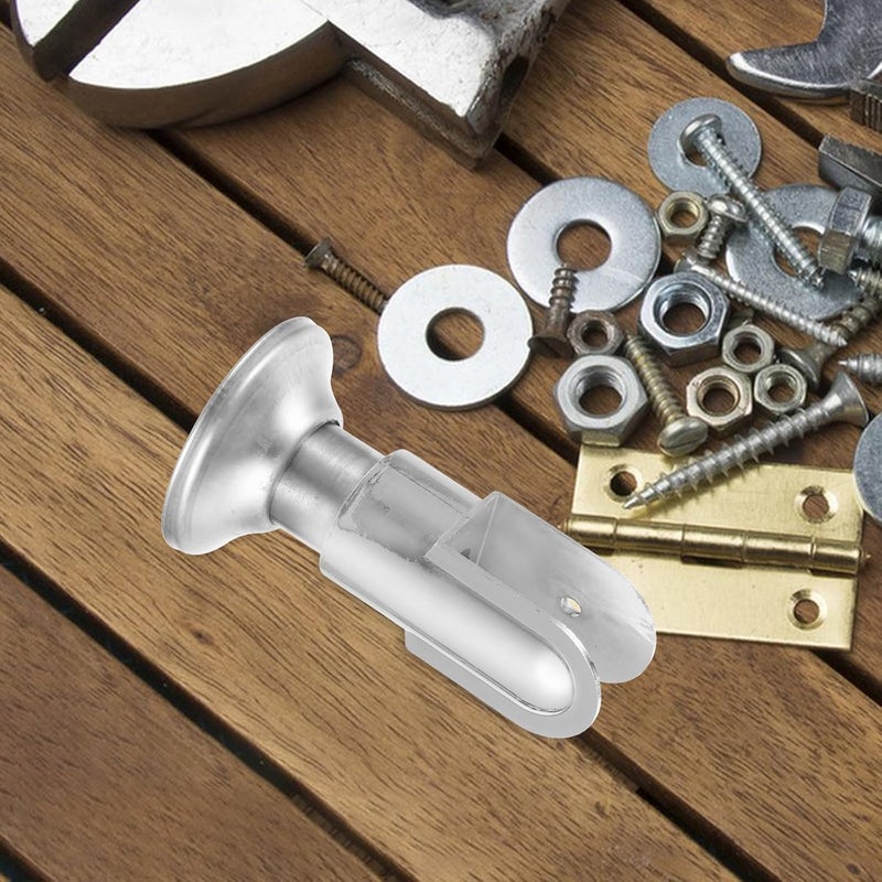 4pcs 304 Stainless Steel Toilet Partition Bracket Support Feet 6cm Public Restroom Stall Hardware Partition Fitting Supply - Image 4
