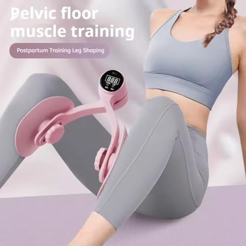 VVRAT V-VRAT LED Digital Hip and Pelvic Floor Muscle Trainer, Inner Thigh Exercise Equipment, Kegel Tightener, Pelvic Floor Exerciser Device for Girls, Women Home, Gym(1PCs Multicolor) - Image 2