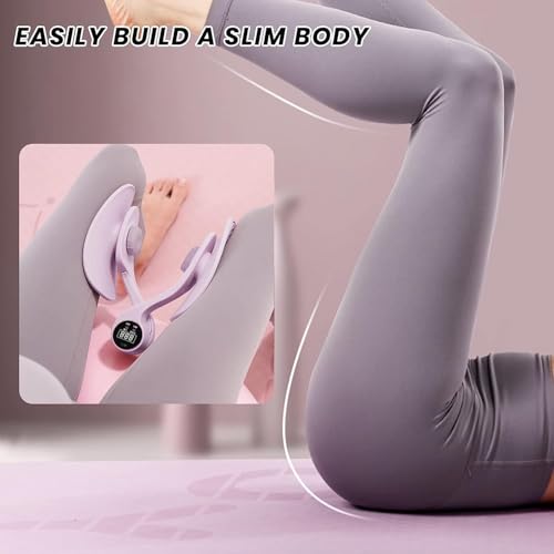 VVRAT V-VRAT LED Digital Hip and Pelvic Floor Muscle Trainer, Inner Thigh Exercise Equipment, Kegel Tightener, Pelvic Floor Exerciser Device for Girls, Women Home, Gym(1PCs Multicolor) - Image 4