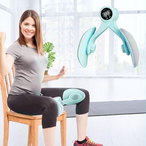 VVRAT V-VRAT LED Digital Hip and Pelvic Floor Muscle Trainer, Inner Thigh Exercise Equipment, Kegel Tightener, Pelvic Floor Exerciser Device for Girls, Women Home, Gym(1PCs Multicolor) - Image 1