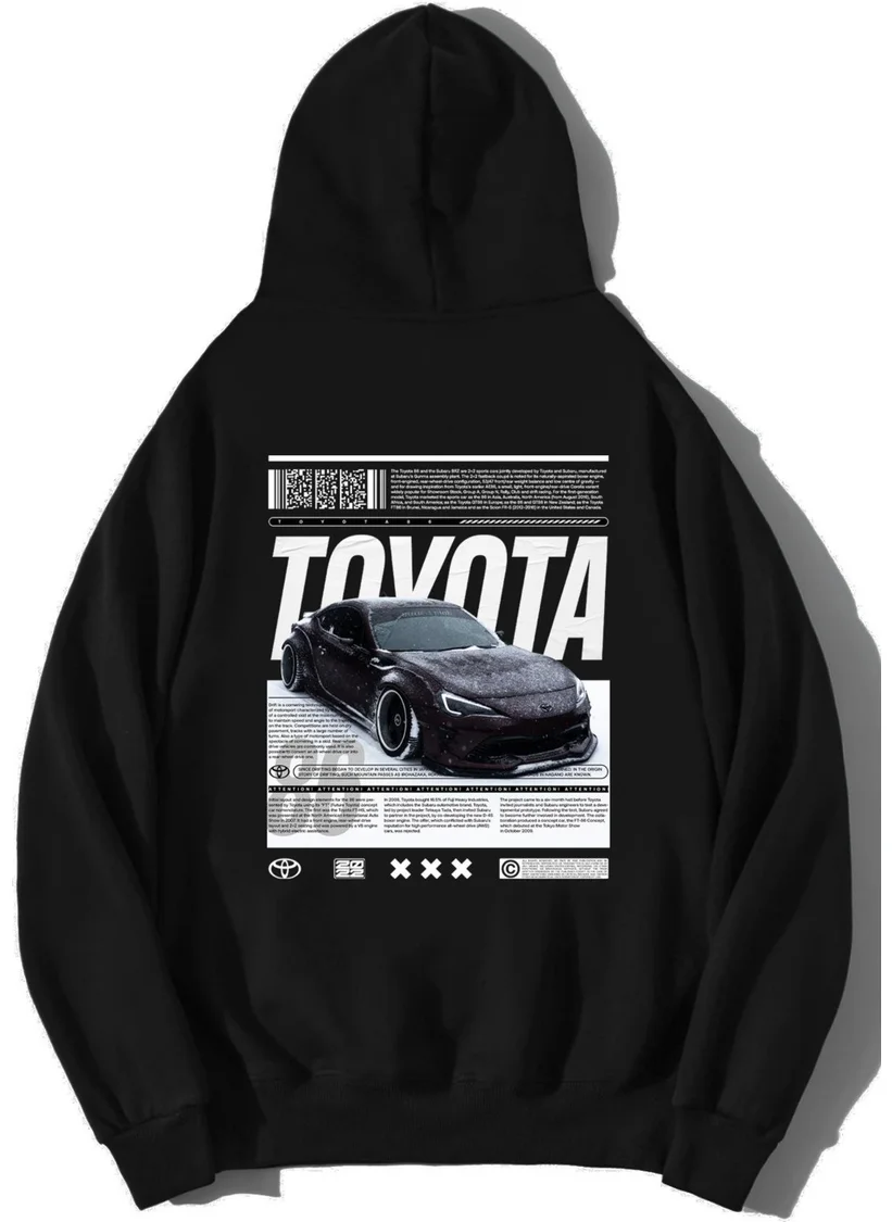بي ار زد كولكشن Unisex Oversize Toyota GT86 Hoodie
