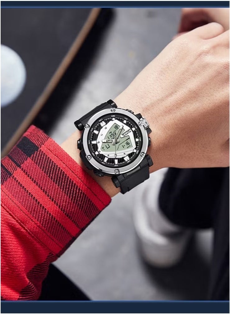 Sanda Men's Fashionable Sports Waterproof Electronic Quartz Watch - Image 3