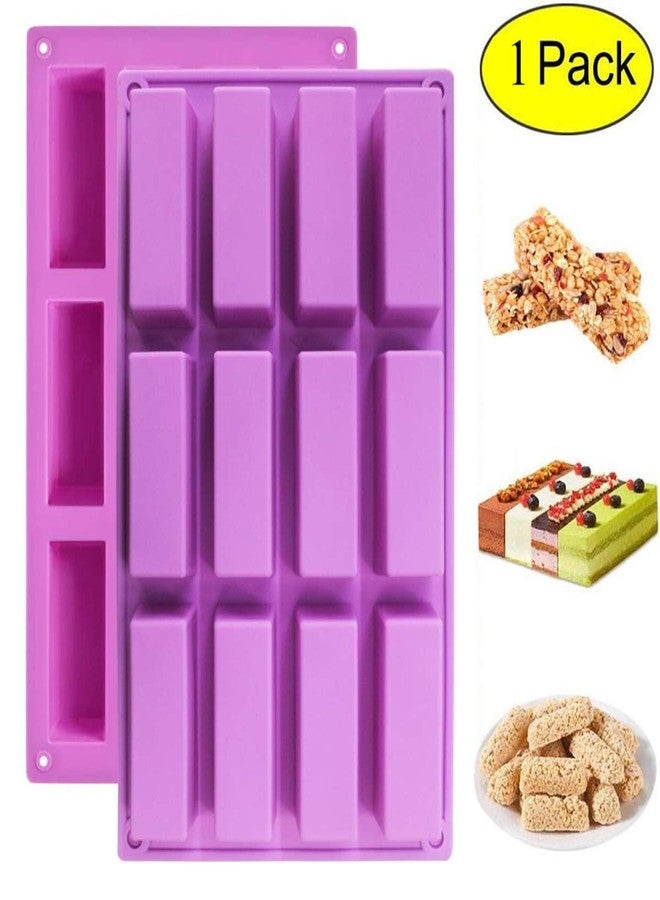 FantasyDay 12 Cavity Cubic Soap Shape Silicone Baking Mold, Anniversary Birthday Tray-Wedding Festival Party Silicone Cake Mold for Muffin Brownie Cornbread Candy Chocolates Butter Soap Gummy Bread - Image 2