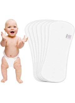 BEMBIKA Cloth Daiper For Inserts Natures Cloth Diaper Liner Wetfree Reusable Washable Cotton Diaper Nappy Inserts For Baby Cloth Diapers(Set Of 7)(Polar Fleece4 Layer)  - Image 1