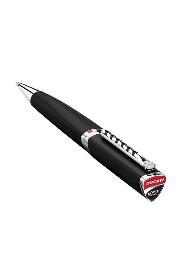 Ducati Corse Trofeo Matte Black & Silver Finish Pen  - Image 2