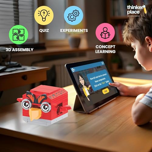 ThinkerPlace 9-in-1 Animal World Bird (119 Pieces) | Learn About The Animal Kingdom | Building Block Set for Kids Age 6+ | STEM Educational Toy | Build, Collect & Create Stackable Mega Robot - Image 4