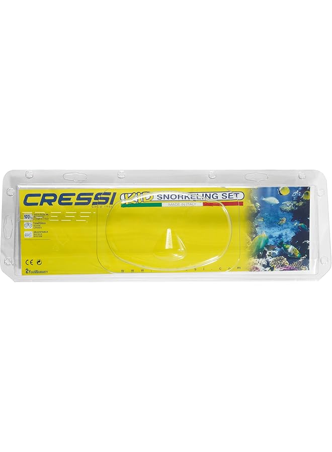 Cressi Unisex Youth Combo Set Perla Jr + Minigringo Diving Mask And Snorkel - Image 4