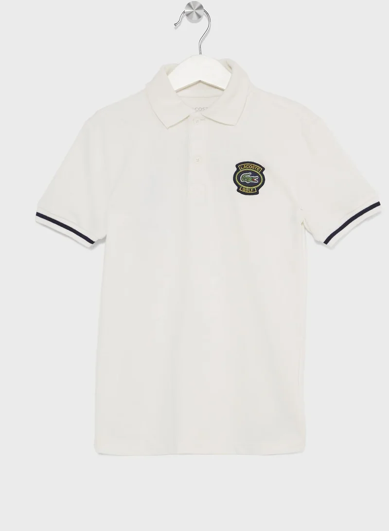 LACOSTE Kids Logo Polo