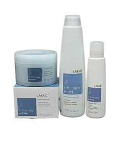 LAKME A set for the treatment of Weak And Falling Hair Shampoo Mask And Solution  - Image 1