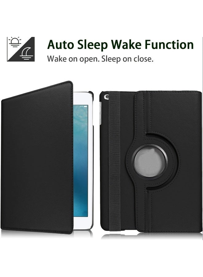iPad 10.9 case 2020 iPad Air 4 2020 Case, Full Body Protective 360 Degree Rotating Leather Smart Folio Case Auto Wake/Sleep for iPad Air 4th Generation case/iPad 10.9-inch case (Black) - Image 2