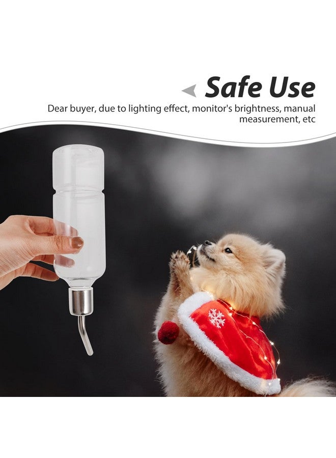 FOMIYES Portable Automatic Pet Water Dispenser - No-Drip Hanging Water Feeding Bottle for Small Animals, Rabbits, Cats, Birds - Ideal for Home and Travel
