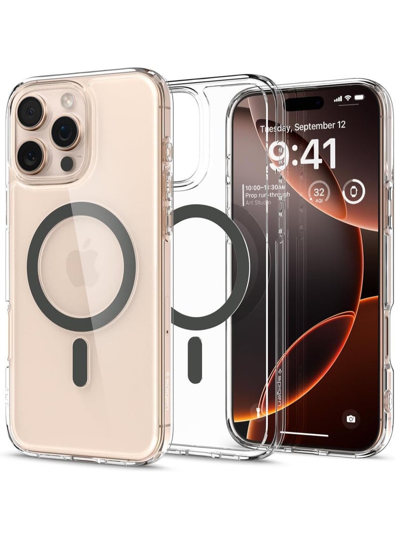Spigen Ultra Hybrid MagFit for iPhone 16 Pro Case Cover with MagSafe (2024) Graphite - Image 1