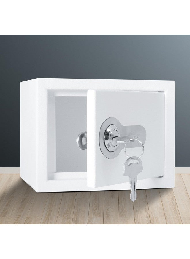 Ozone Ozone Money Bank, Small Safe For Kids and Home Use, Mechnical Key Lock Safe with 2 Stainless Steel Key - (White) - Image 3