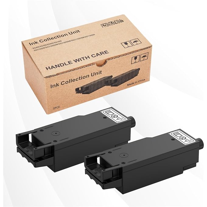 PRINTANDINKSG400 SG500 S SG800 SG1000 Two Waste Ink Tank Collector Uint Compatible for SAWGRASS SG400 SG500 S SG800 SG1000 Waste Ink Collection*2