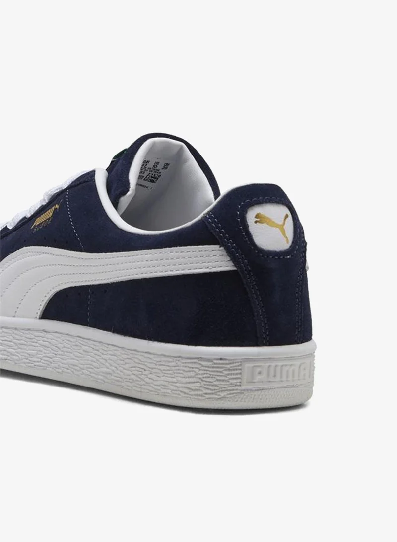 Puma PUMA Navy-PUMA White Suede Classic Sneakers Unisex for Men | Best Price UAE
