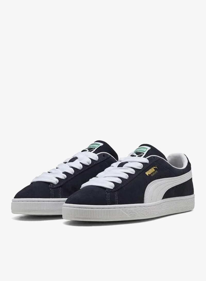 Puma PUMA Navy-PUMA White Suede Classic Sneakers Unisex for Men | Best Price UAE