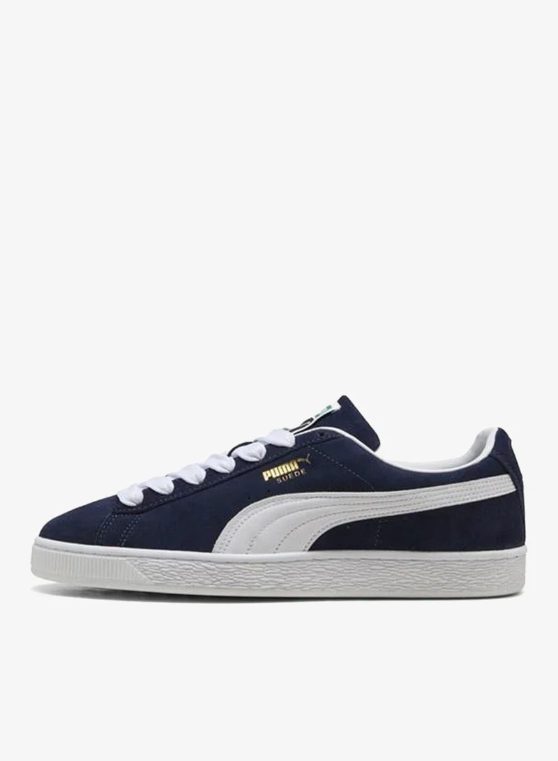 Puma PUMA Navy-PUMA White Suede Classic Sneakers Unisex for Men | Best Price UAE
