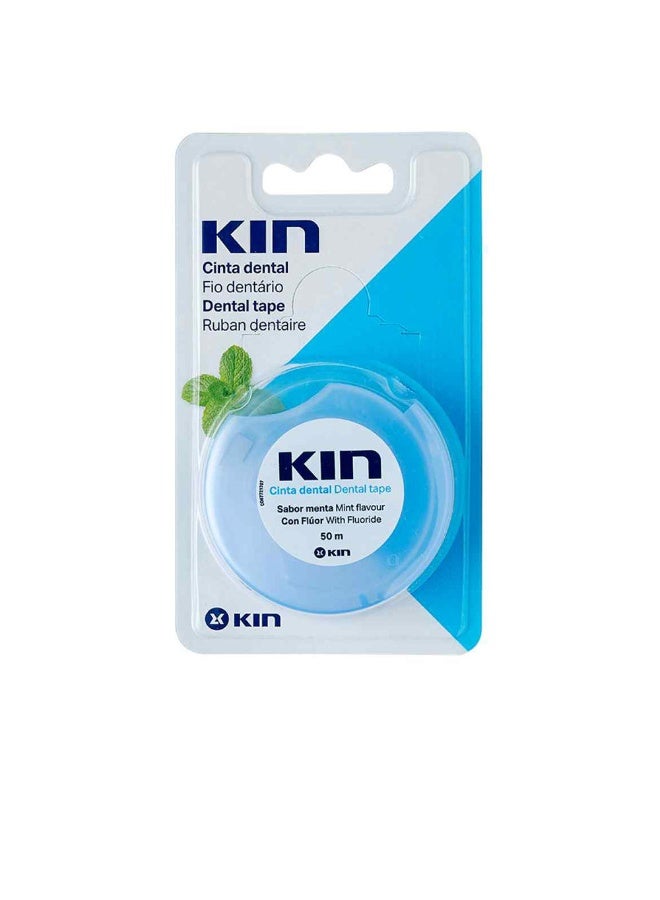 Kin Dental Tape With Fluoride Mint Flavor 50ml - Image 1