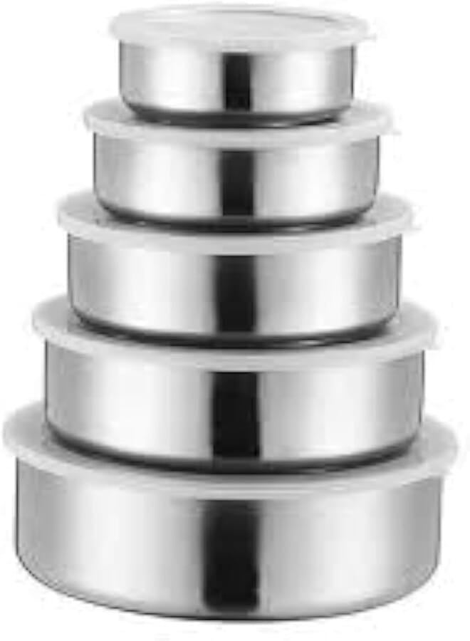 Spaceshoop Stainless Refrigerator Box Set (5 Pieces)