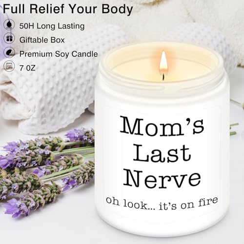 Homsolver Gifts for Mom from Daughter Son, Best Mom Gifts, Funny Mom, Birthday Thanksgiving for Mom Stepmother Adoptive Mother, Mom's Last Nerve - Image 4
