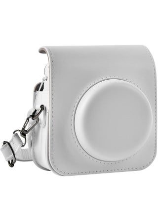 Protective Case Compatible with Instax Mini 12 Instant Camera, Portable Travel Storage Cover Bag for Polaroid Mini 12 with Photos Pocket & Adjustable Shoulder Strap (Box Only)-Ashy White - pzsku/ZBC9265F89A5BE3B6C399Z/45/_/1691421812/edf09715-1879-46cd-9e3d-01af73fb99b4