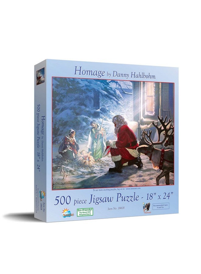 سونز أوت Inc - Homage - 500 قطعة من أحجية الصور المقطوعة من تصميم الفنان: داني هالبوهم - الحجم النهائي 18 × 24 بوصة - رقم القطعة 18618 - Image 2