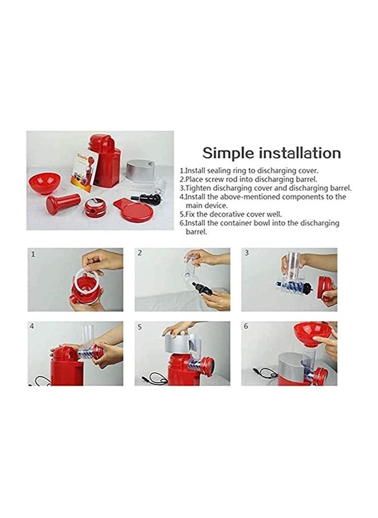 Generic - Ice Cream Maker, with Built in Freezer 800ml Frozen Yogurt desert Make Automatic Machine Ice cream Makers Machine for Home - Image 1