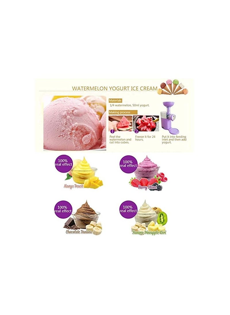 Generic - Ice Cream Maker, with Built in Freezer 800ml Frozen Yogurt desert Make Automatic Machine Ice cream Makers Machine for Home - Image 1