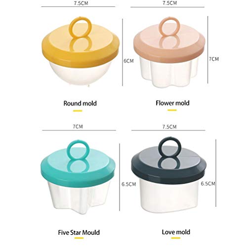 HEITIGN Egg egg Boiler HEITIGN 15 * 14 * 7 4 PCS Silicone Egg Poaching Cups Egg Cooker Nonstick Poached Egg Maker for Cooking Breakfast Egg Sandwiches - Image 2