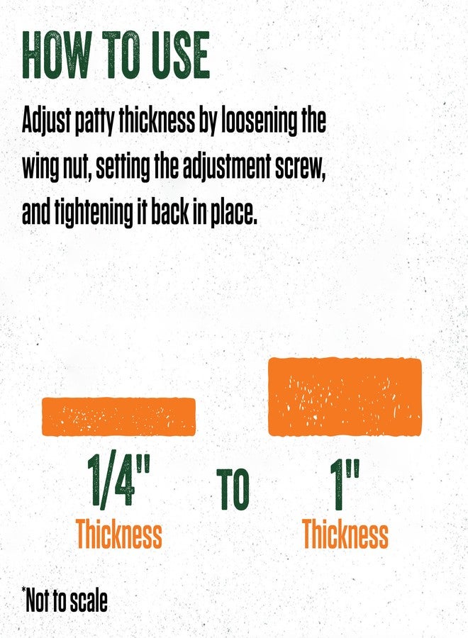 LEM Products Adjustable Burger Press, Non-Stick, Heavy-Duty Aluminum - Image 4