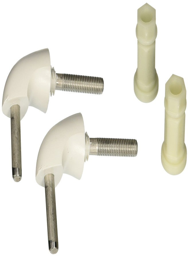 Bemis 7BHK84 000 Toilet Seat Hinge/Hardware Kit, White