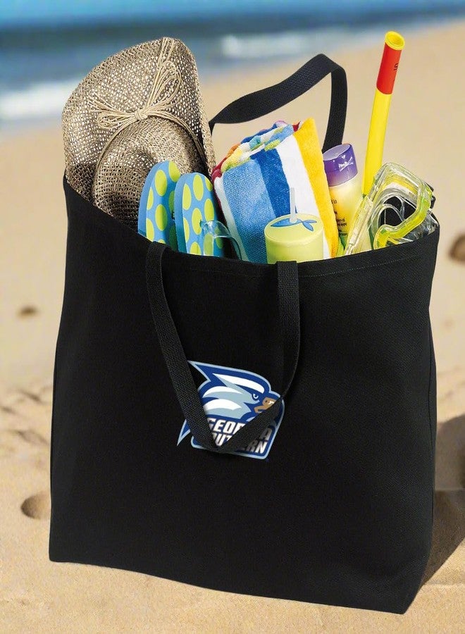 Broad Bay JUMBO Georgia Southern Eagles Tote Bag or Large Canvas GS Eagles Logo Shopping Bag - Image 2