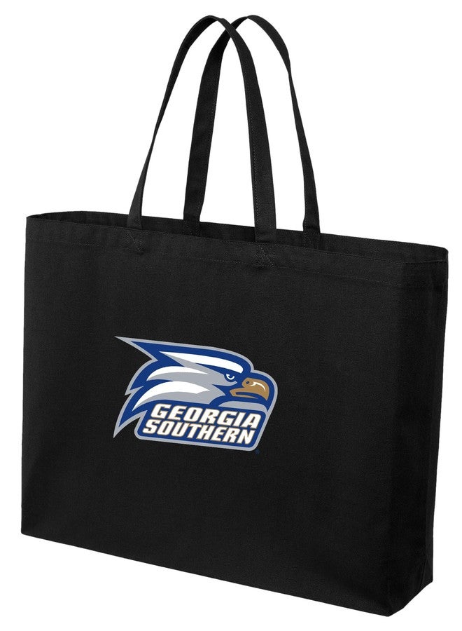 Broad Bay JUMBO Georgia Southern Eagles Tote Bag or Large Canvas GS Eagles Logo Shopping Bag - Image 1