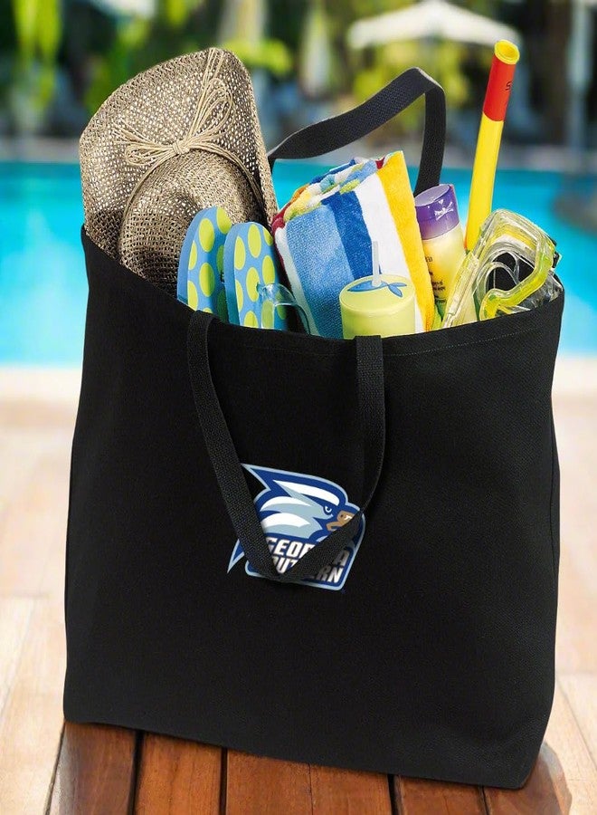 Broad Bay JUMBO Georgia Southern Eagles Tote Bag or Large Canvas GS Eagles Logo Shopping Bag - Image 4