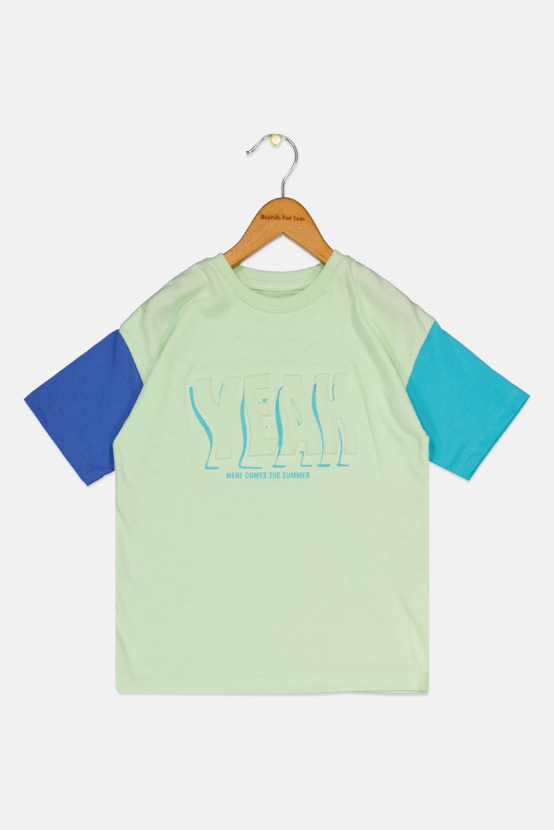 Lefties Kids Boy Crew Neck Short Sleeve Graphic Print T-Shirt, Multicolor  - Image 1