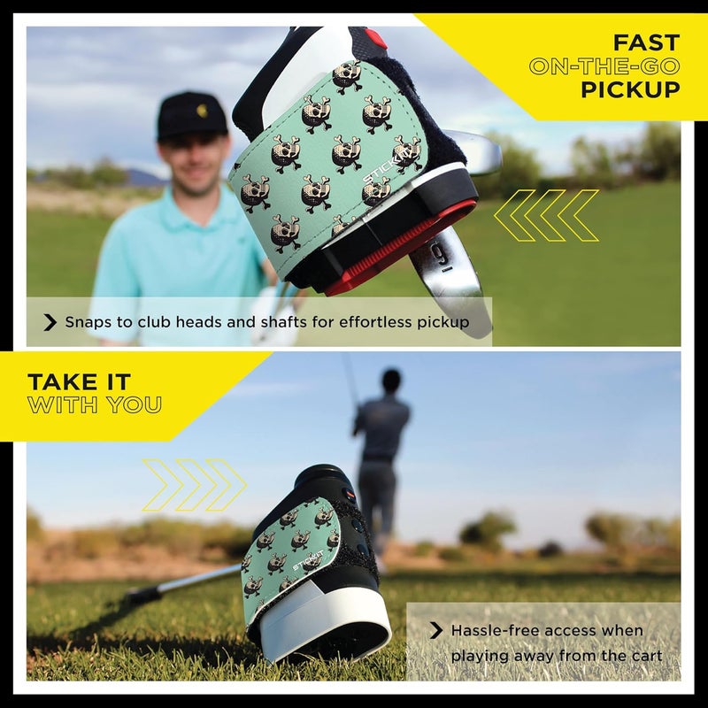 Stick It Magnetic Rangefinder Strap | Strong Magnet Securely Holds to Golf Carts and Golf Clubs for Easy Access | Slim, Form Fitting, Size Adjustable - Image 4