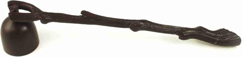 AzureGreen Antigued Branch Candle Snuffer - Elegant Resin Candle Accessory