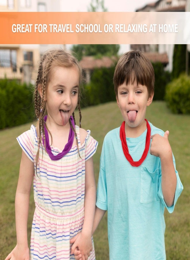 Sallurna 8 Pack Fabric Necklaces, Terry Cloth Necklace for Autism Girls and Boys, ADHD Toddler, Teens, Adults - Image 3