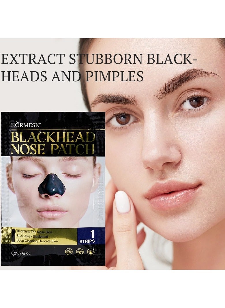 Kormesic Charcoal Peel-Off Nose Mask 6g - 5 Pcs, Deep Cleansing - Image 2