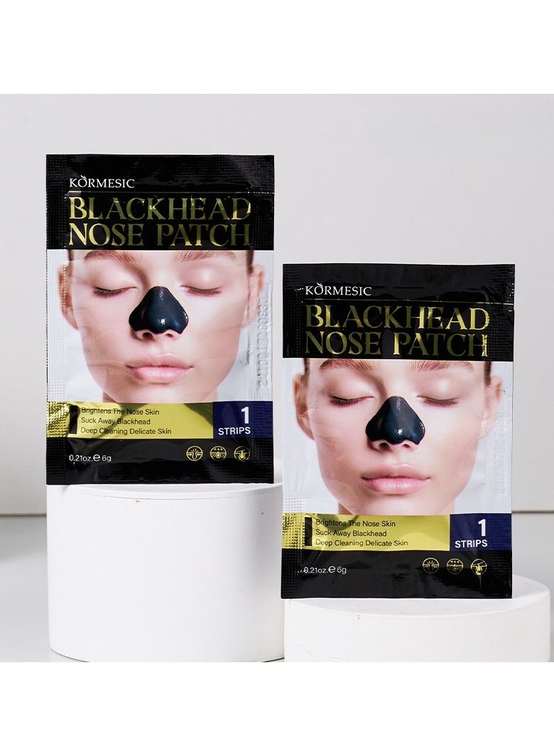 Kormesic Charcoal Peel-Off Nose Mask 6g - 5 Pcs, Deep Cleansing - Image 3