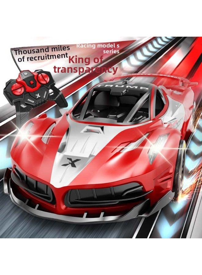 1:18 Simulation Remote Control Racing Electric Boy Toy Double Light Charging 2.4G Remote Control Four-wheel Drive Sports Car Generation-Color:35a 2.4g 【red】 Lambo Remote Control Car-mail Order Box-Scale:Standard Version 【lithium Battery*1 + Charging Cable】 - Image 3