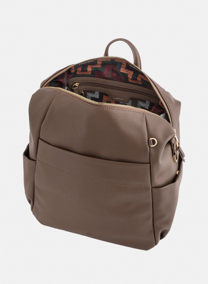 Carpisa ARIA Backpack with Front Pocket, Double Zipper - Image 3