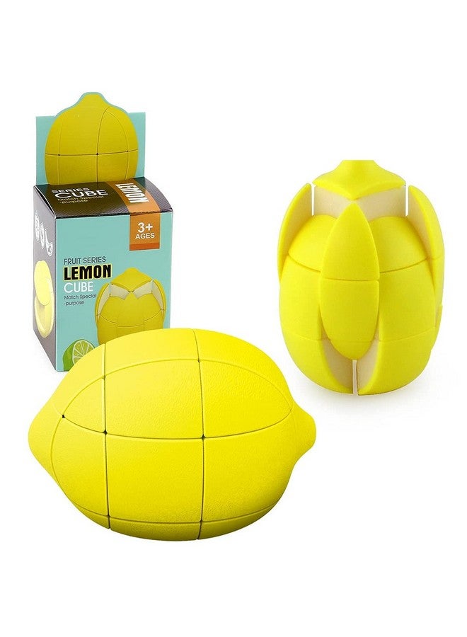 FunBlast Fruit Shape Sticker Less Lemon Cube Magic Puzzle Toy for Kids, Girls, Boys & Adults - (Multicolor; Pack of 1) - Image 4
