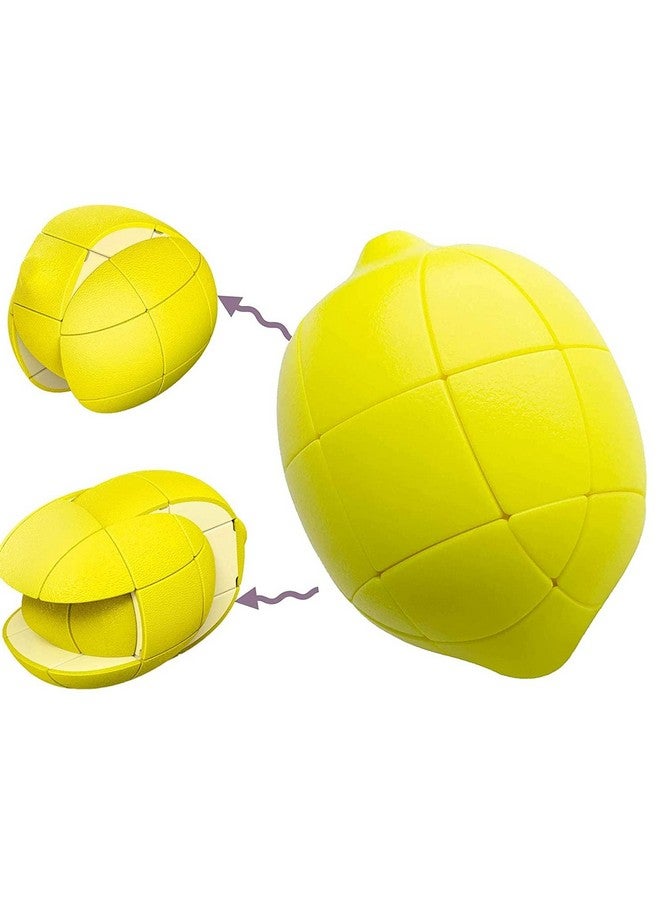 FunBlast Fruit Shape Sticker Less Lemon Cube Magic Puzzle Toy for Kids, Girls, Boys & Adults - (Multicolor; Pack of 1) - Image 2