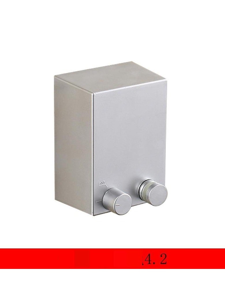 Loquat Adjustable Stainless Steel Clothesline for Indoor and Outdoor Use(9021S Silver Square Clothes Drying Rope (Free Drill-Free Glue Included))